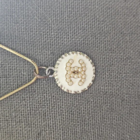 Repurposed CC Gold Pendant Necklace - Picture 11 of 13